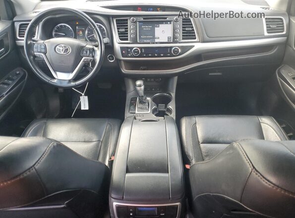 5TDJZRFH0JS882488 2018 TOYOTA HIGHLANDER Gray Instrument cluster view