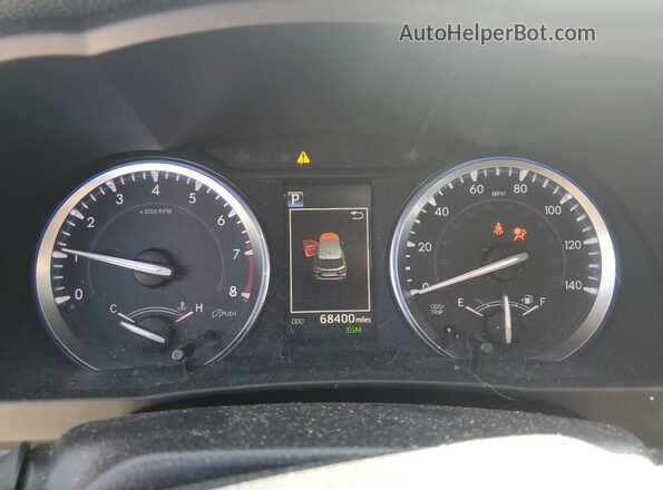 5TDJZRFH1JS803359 2018 TOYOTA HIGHLANDER Silver Вид щитка приладів