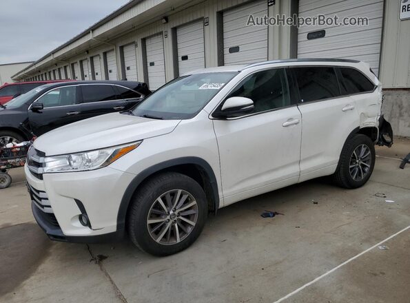 5TDJZRFH1JS816984 2018 TOYOTA HIGHLANDER White Vista tres cuartos delantera izquierda