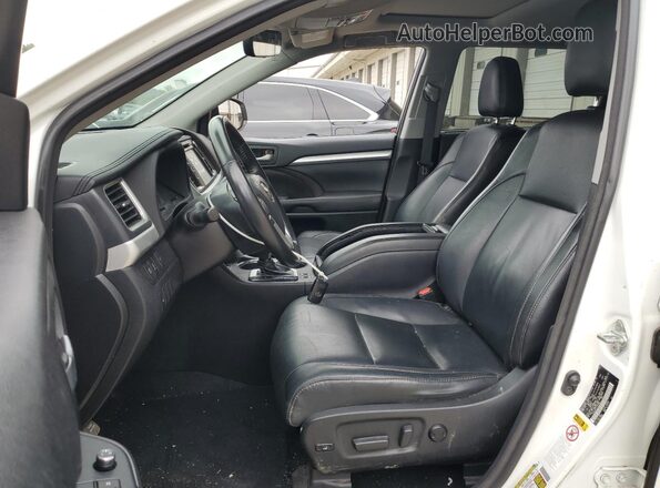 5TDJZRFH1JS816984 2018 TOYOTA HIGHLANDER White Vista interior delantera