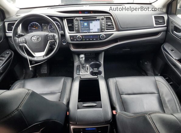 5TDJZRFH1JS816984 2018 TOYOTA HIGHLANDER White Vista del salpicadero