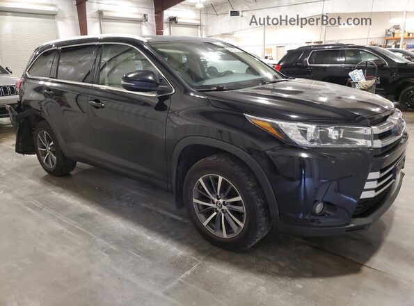 5TDJZRFH2JS546115 2018 TOYOTA HIGHLANDER Black Delantero derecho