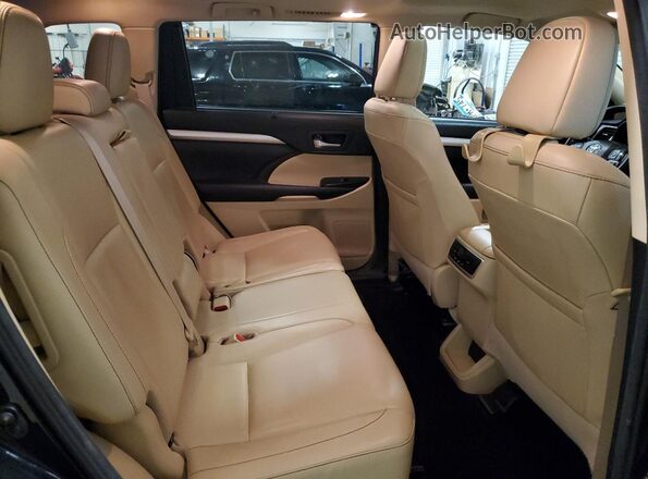5TDJZRFH2JS546115 2018 TOYOTA HIGHLANDER Black Vista interior trasera