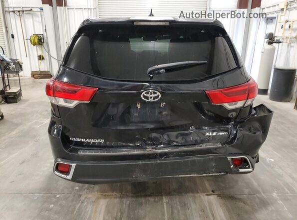 5TDJZRFH2JS546115 2018 TOYOTA HIGHLANDER Black Vista trasera