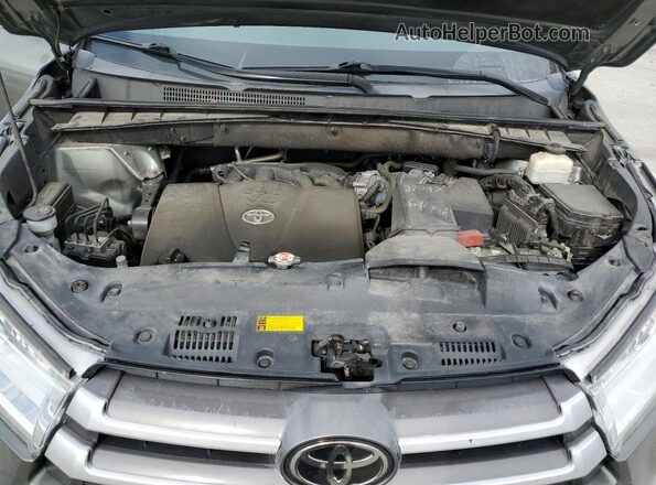 5TDJZRFH4JS804778 2018 TOYOTA HIGHLANDER Tan ძრავის განყოფილების ხედი