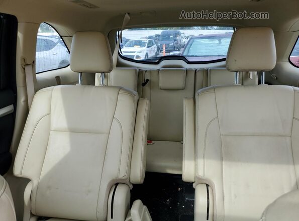 5TDJZRFH4JS804778 2018 TOYOTA HIGHLANDER Tan უკანა სავარძლების ხედი