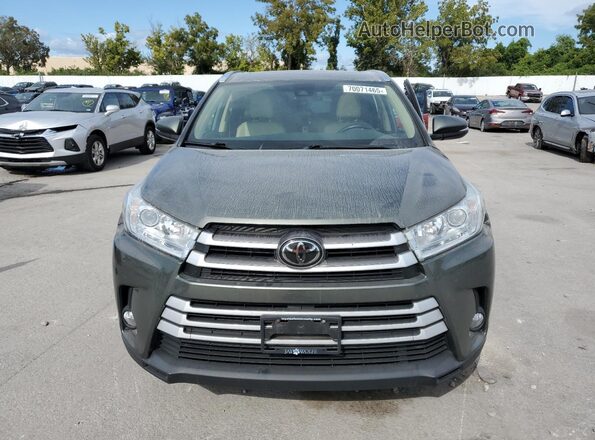 5TDJZRFH4JS804778 2018 TOYOTA HIGHLANDER Tan წინა ხედი