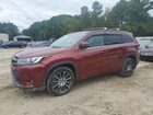 2018 Toyota Highlander Se Maroon vin: 5TDJZRFH8JS549438