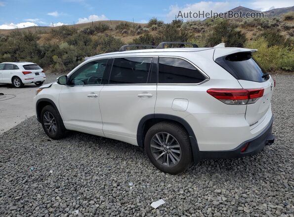 5TDJZRFH9JS493025 2018 TOYOTA HIGHLANDER White Tył lewy