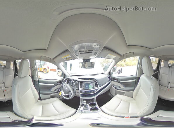 5TDJZRFH9JS493025 2018 TOYOTA HIGHLANDER White 