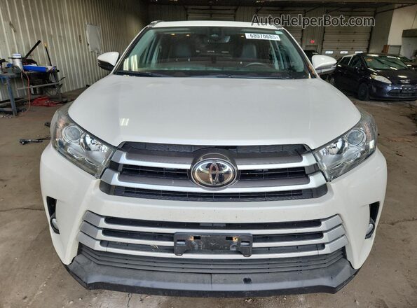 5TDJZRFH9JS525987 2018 TOYOTA HIGHLANDER White Vista frontal
