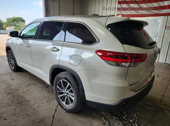 5TDJZRFH9JS525987 2018 TOYOTA HIGHLANDER White Trasero izquierdo