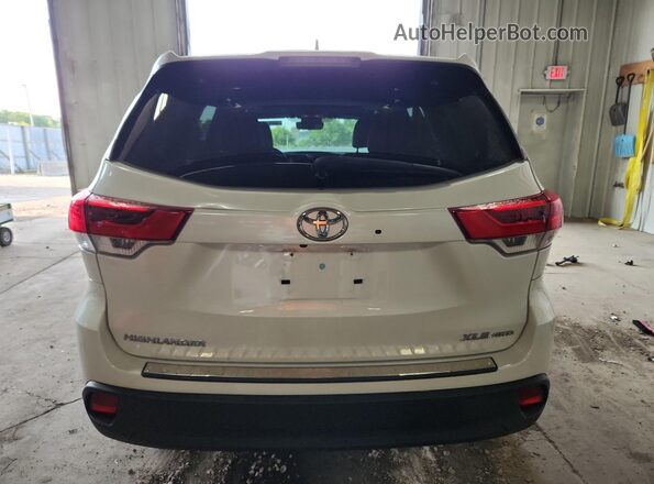 5TDJZRFH9JS525987 2018 TOYOTA HIGHLANDER White Vista trasera