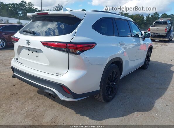 5TDKDRAH5PS025330 2023 TOYOTA HIGHLANDER White Задня права чверть