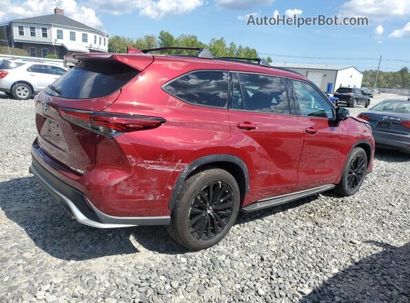 5TDKDRBH0PS008465 2023 TOYOTA HIGHLANDER Red Tył prawy