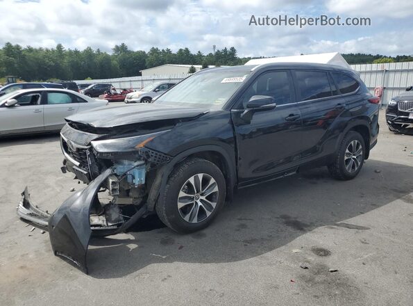5TDKDRBH7PS038580 2023 TOYOTA HIGHLANDER Black Przód lewy