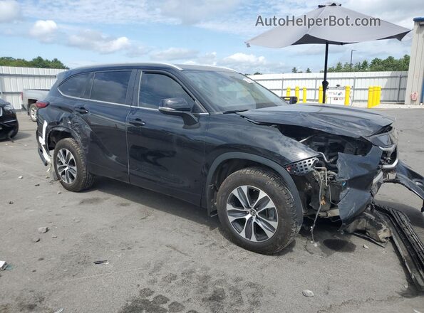 5TDKDRBH7PS038580 2023 TOYOTA HIGHLANDER Black Przód prawy