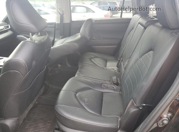 5TDKDRBH7PS038580 2023 TOYOTA HIGHLANDER Black Widok tylnych siedzeń