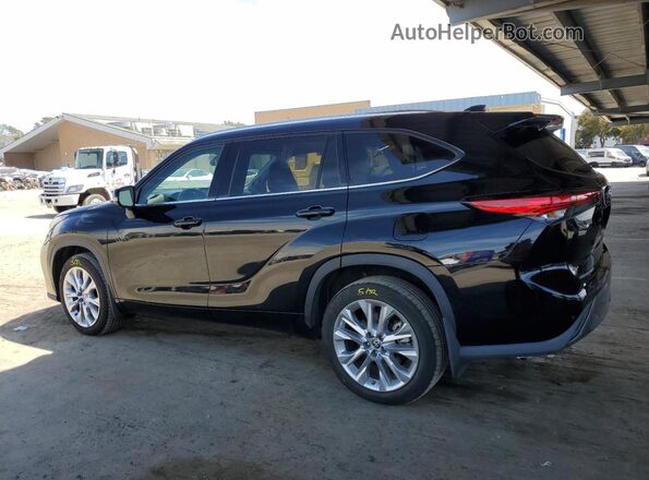 5TDKDRBH8PS000727 2023 TOYOTA HIGHLANDER Black Rear left