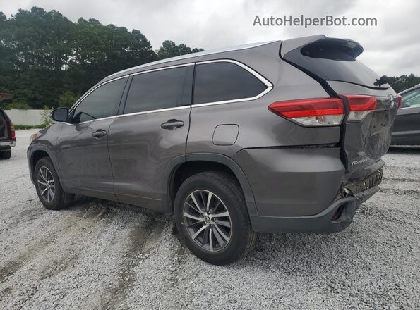5TDKZRFH0HS224801 2017 TOYOTA HIGHLANDER Gray უკანა მარცხენა