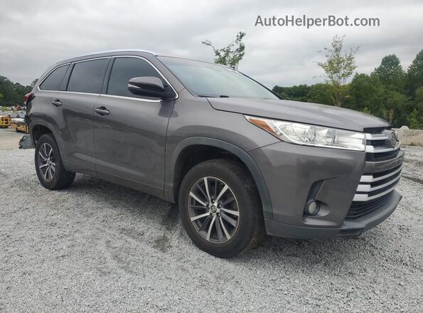 5TDKZRFH0HS224801 2017 TOYOTA HIGHLANDER Gray წინა მარჯვენა