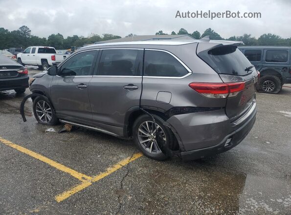 5TDKZRFH1JS532632 2018 TOYOTA HIGHLANDER Gray Rear left