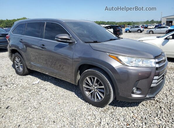 5TDKZRFH3JS543583 2018 TOYOTA HIGHLANDER Серый Передняя правая четверть