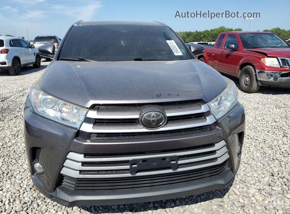 5TDKZRFH3JS543583 2018 TOYOTA HIGHLANDER Серый Вид спереди