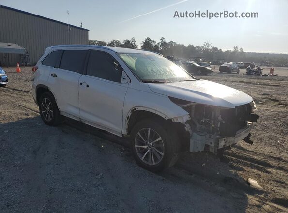 5TDKZRFH6JS527426 2018 TOYOTA HIGHLANDER White Przód prawy