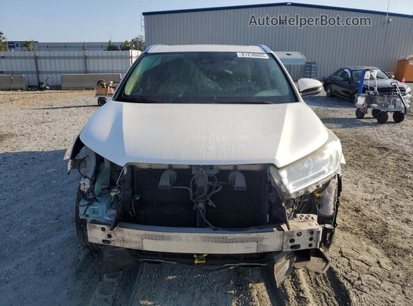 5TDKZRFH6JS527426 2018 TOYOTA HIGHLANDER White Widok z przodu