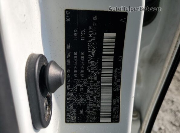 5TDKZRFH6JS527426 2018 TOYOTA HIGHLANDER White Widok wnętrza 360 stopni