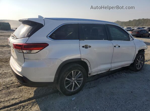 5TDKZRFH6JS527426 2018 TOYOTA HIGHLANDER White Tył prawy