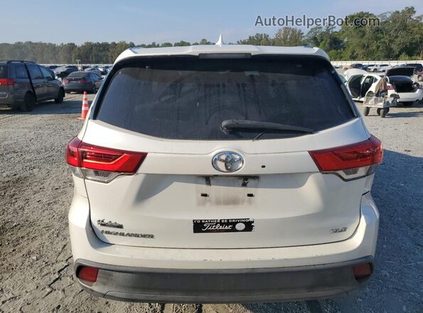 5TDKZRFH6JS527426 2018 TOYOTA HIGHLANDER White Widok z tyłu