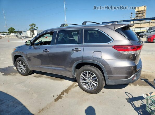 5TDKZRFH7JS530870 2018 TOYOTA HIGHLANDER Gray Rear left
