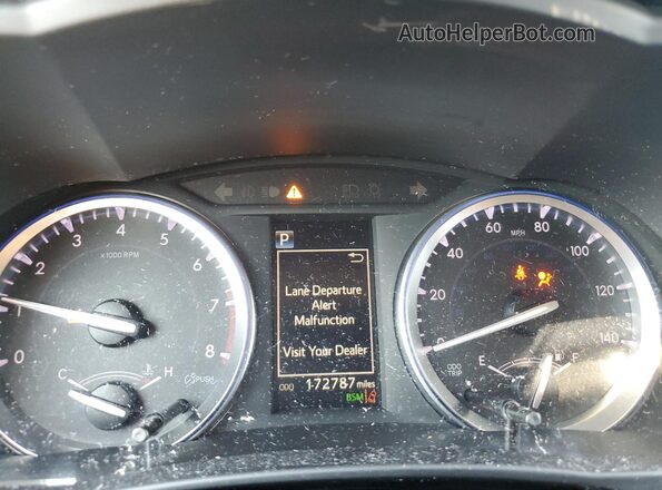 5TDKZRFH8JS528139 2018 TOYOTA HIGHLANDER Black Instrument cluster view