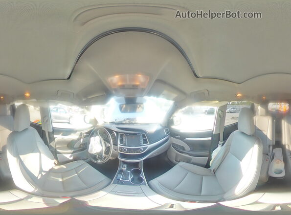 5TDKZRFH8JS532742 2018 TOYOTA HIGHLANDER Silver Vista interior de 360 grados