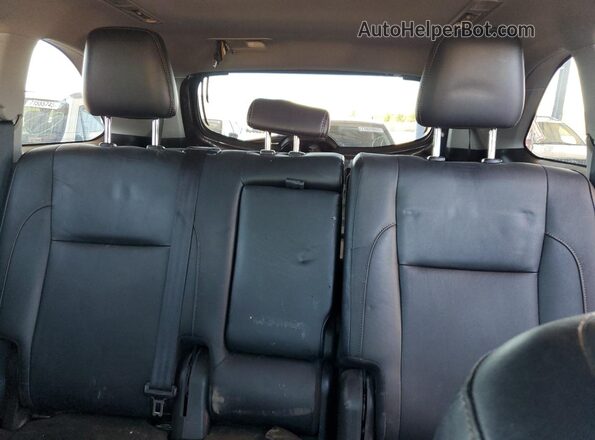 5TDKZRFH9JS245345 2018 TOYOTA HIGHLANDER Tan უკანა სავარძლების ხედი