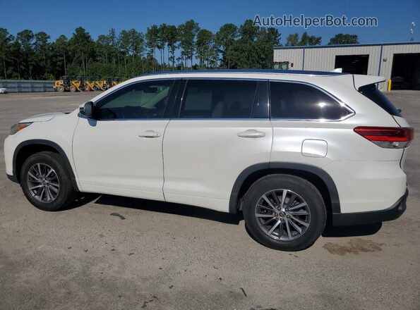 5TDKZRFHXJS546528 2018 TOYOTA HIGHLANDER White Rear left