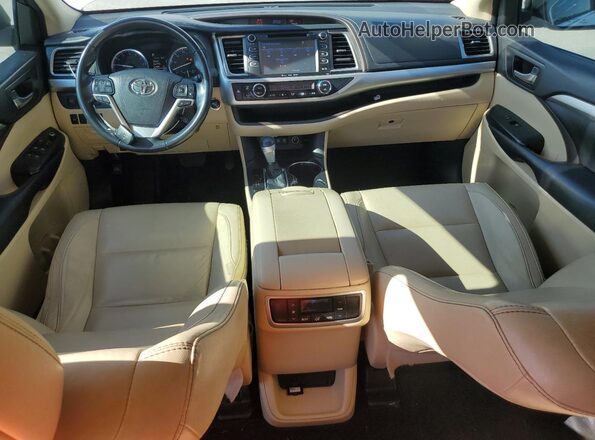 5TDKZRFHXJS546528 2018 TOYOTA HIGHLANDER White Dashboard view