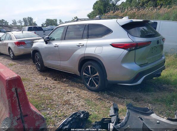 5TDLZRBH6NS171205 2022 TOYOTA HIGHLANDER Silver უკანა მარცხენა