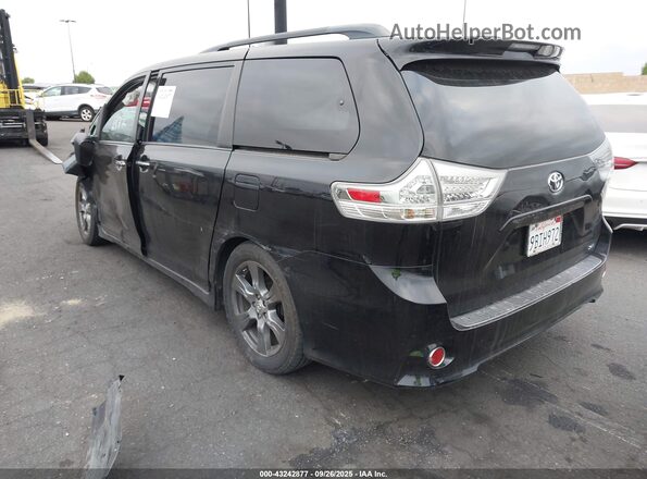 5TDXZ3DC6HS811224 2017 TOYOTA SIENNA Черный Задняя левая четверть