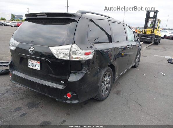 5TDXZ3DC6HS811224 2017 TOYOTA SIENNA Черный Задняя правая четверть