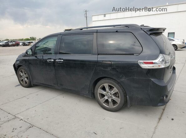 5TDXZ3DCXJS954103 2018 TOYOTA SIENNA Черный Задняя левая четверть