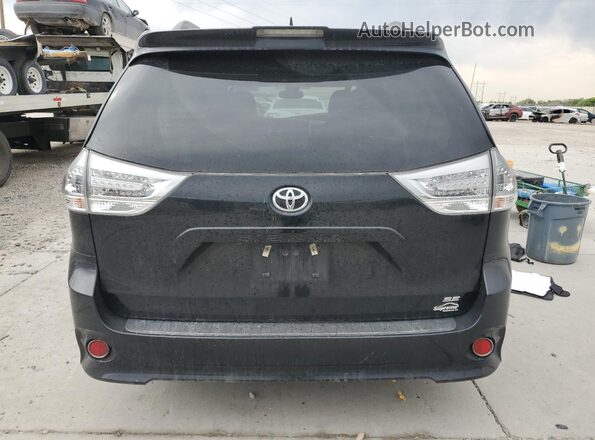 5TDXZ3DCXJS954103 2018 TOYOTA SIENNA Черный Вид сзади