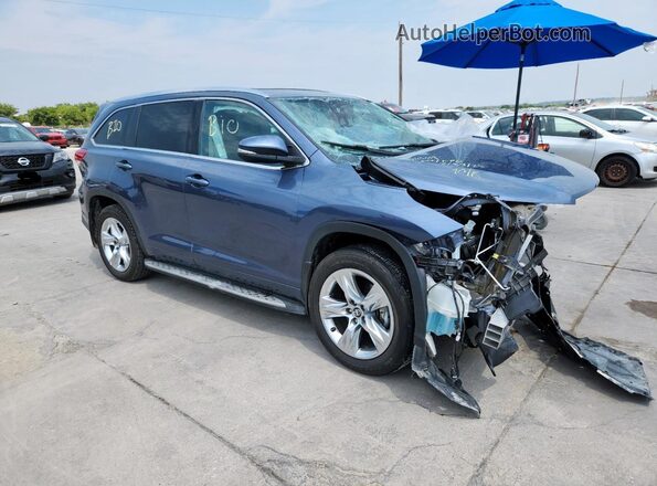 5TDYZRFH4JS280868 2018 TOYOTA LIMITED Blue Առջևի աջ
