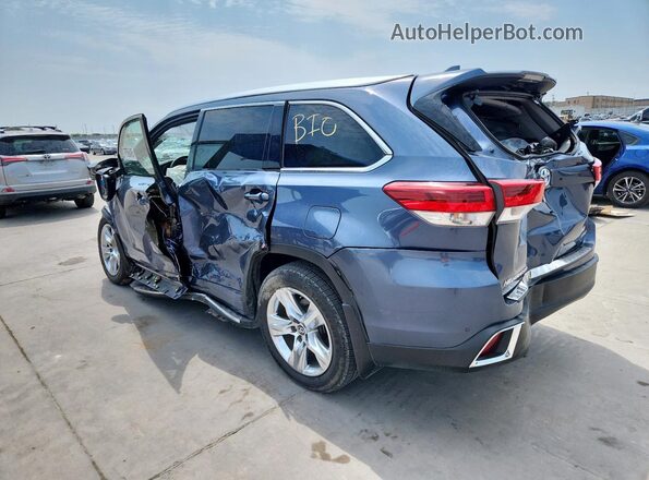 5TDYZRFH4JS280868 2018 TOYOTA LIMITED Blue Հետևի ձախ