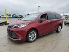 2021 Toyota Sienna Limited Maroon vin: 5TDZRKEC8MS045301