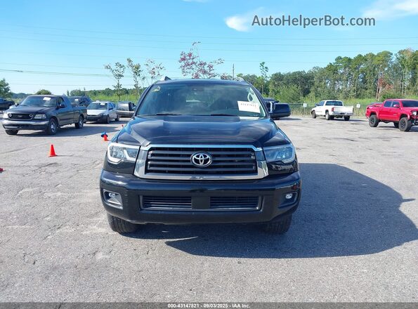 5TDZY5G10JS071631 2018 TOYOTA SEQUOIA Черный Вид щитка приборов
