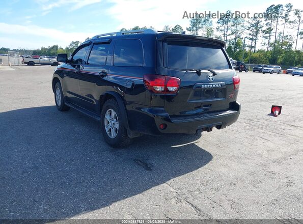 5TDZY5G10JS071631 2018 TOYOTA SEQUOIA Черный Задняя левая четверть