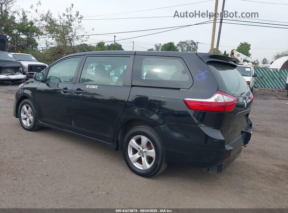 5TDZZ3DC3JS931321 2018 TOYOTA SIENNA Черный Задняя левая четверть